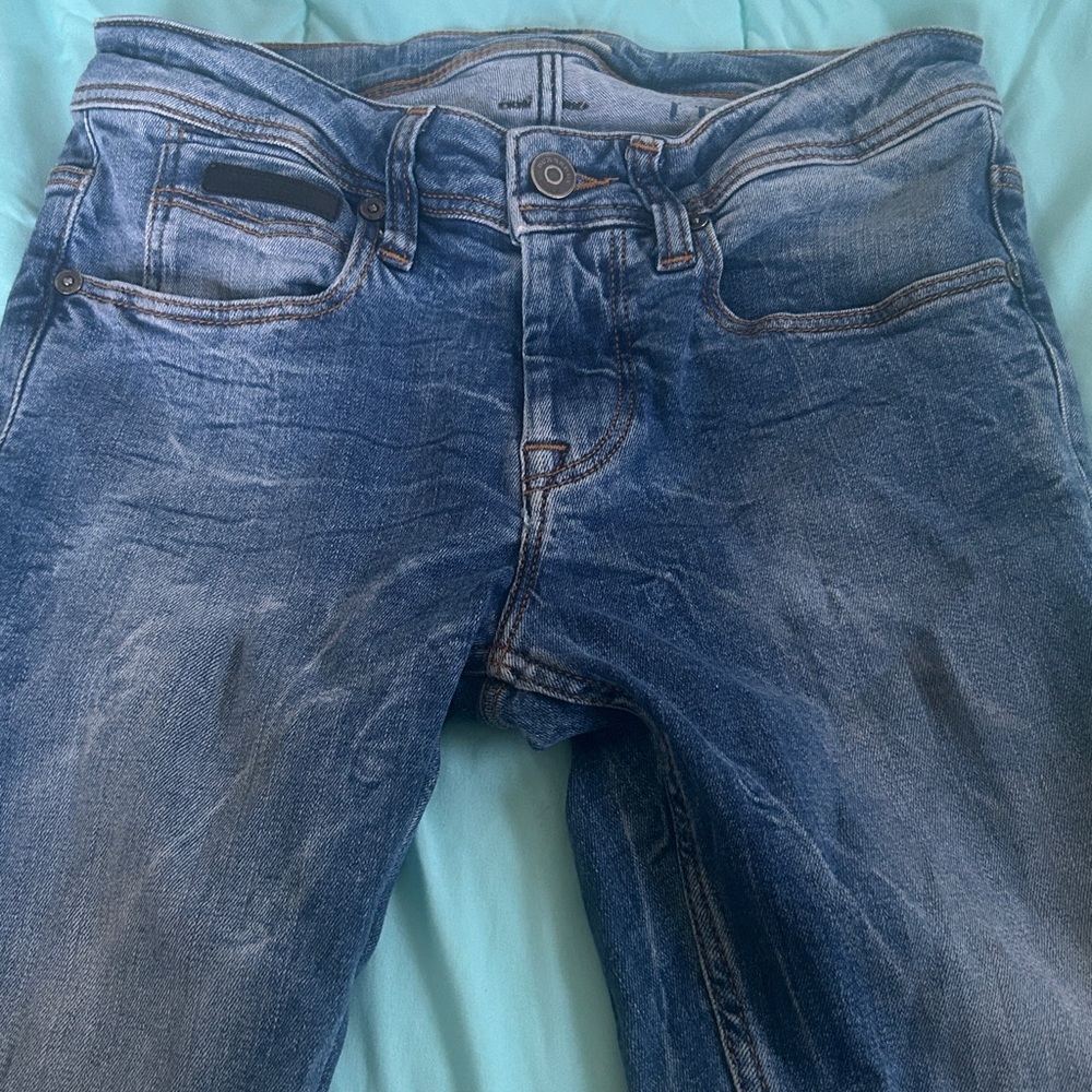 Burberry Distressed Blue Skinny Jeans